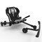 EzyRoller: Drifter X - Black - Ride-On Scooter, Cambering Motion, Pedal Free Cart, Hand Brakes, Extendable Frame, 154lb Capacity, Adults & Kids Age 6+